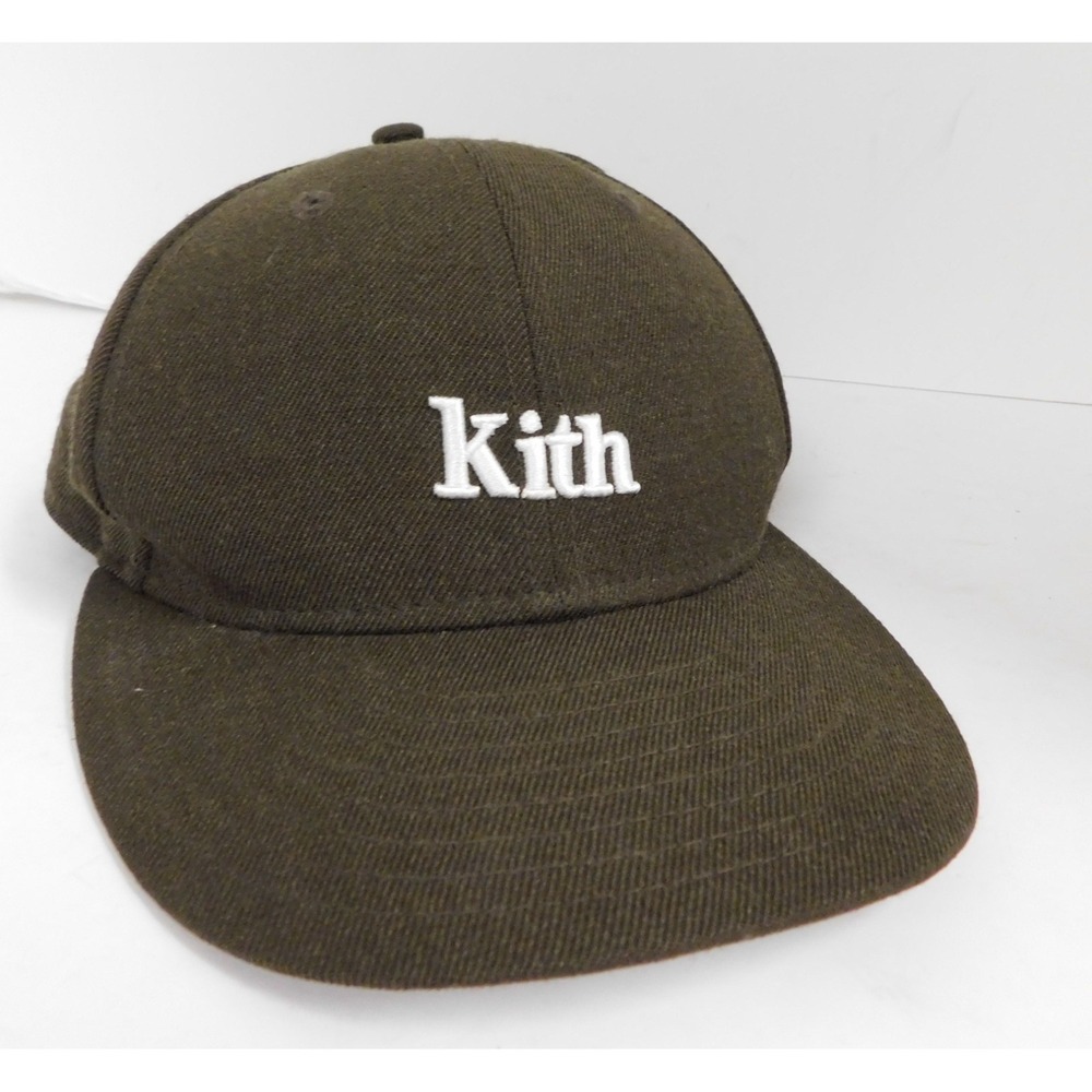Kith New Era Classic A's Fitted 7 1/4 Brown White Embroidery